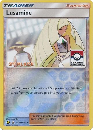 Lusamine (153a/156) (League Challenge Alt Art 3rd Place) [Sun & Moon: Ultra Prism] | Exor Games Dartmouth