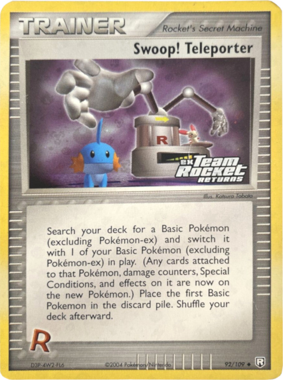 Swoop! Teleporter (92/109) (Stamped) [EX: Team Rocket Returns] | Exor Games Dartmouth