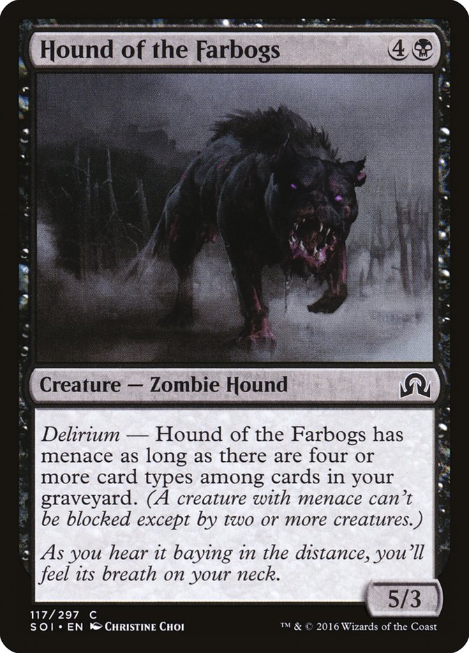 Hound of the Farbogs [Shadows over Innistrad] | Exor Games Dartmouth