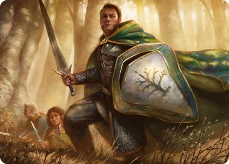 Boromir, Warden of the Tower Art Card [The Lord of the Rings: Tales of Middle-earth Art Series] | Exor Games Dartmouth