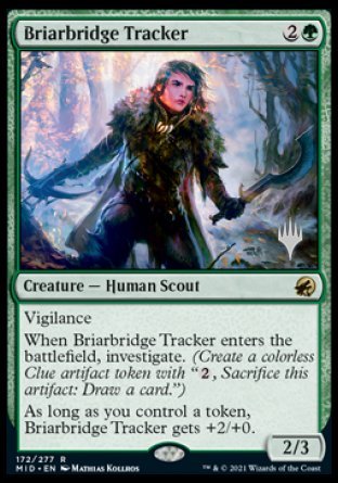 Briarbridge Tracker (Promo Pack) [Innistrad: Midnight Hunt Promos] | Exor Games Dartmouth