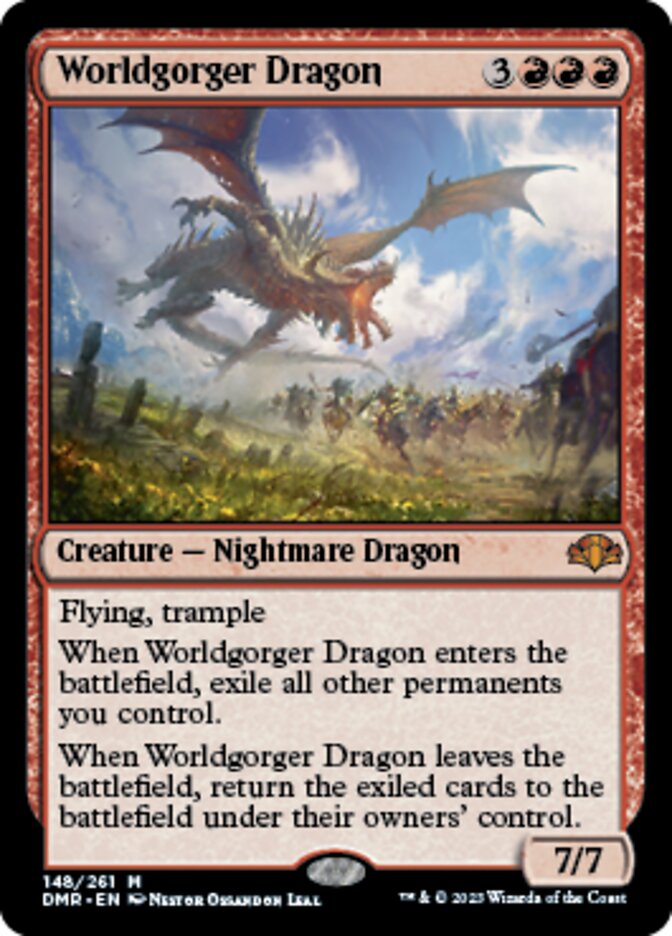 Worldgorger Dragon [Dominaria Remastered] | Exor Games Dartmouth