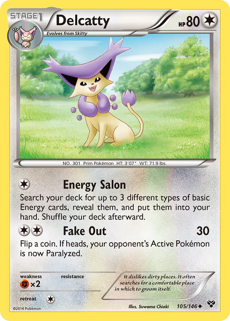 Delcatty (105/146) [XY: Base Set] | Exor Games Dartmouth