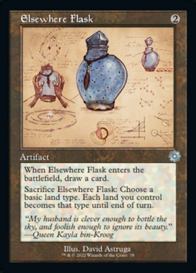 Elsewhere Flask (Retro Schematic) [The Brothers' War Retro Artifacts] | Exor Games Dartmouth