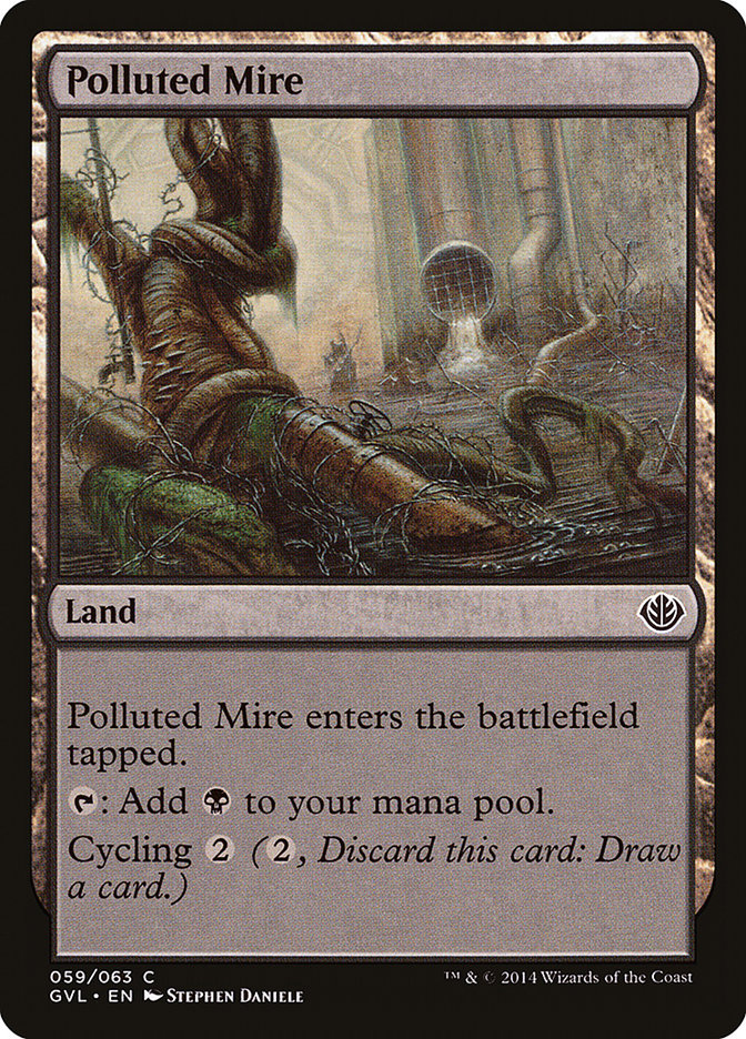 Polluted Mire (Garruk vs. Liliana) [Duel Decks Anthology] | Exor Games Dartmouth