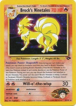 Brock's Ninetales (3/132) [Gym Challenge Unlimited] | Exor Games Dartmouth
