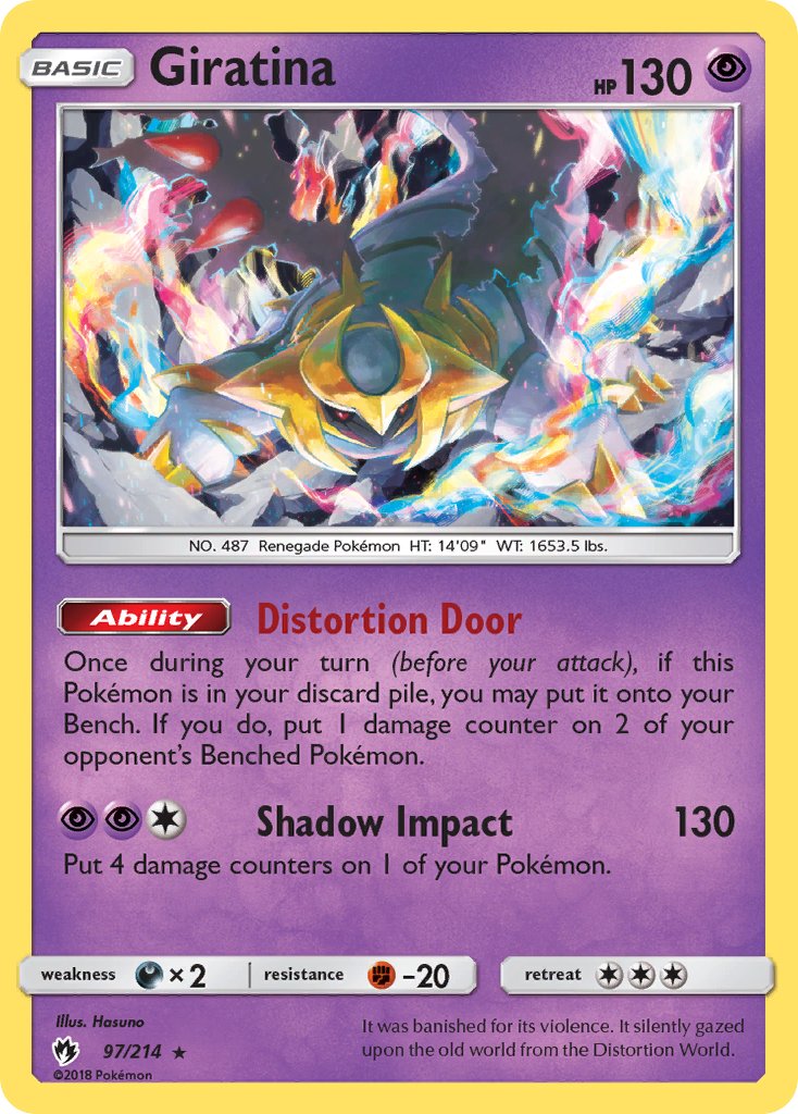 Giratina (97/214) (Theme Deck Exclusive) [Sun & Moon: Lost Thunder] | Exor Games Dartmouth