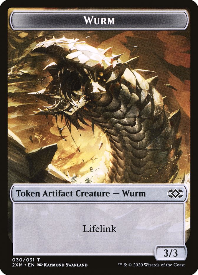 Wurm (030/031) [Double Masters Tokens] | Exor Games Dartmouth