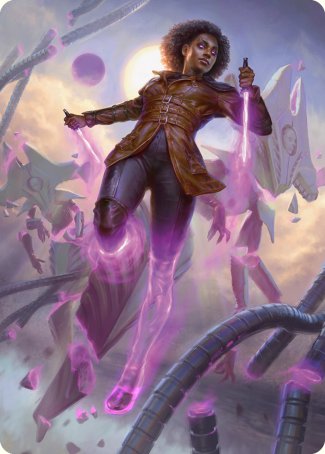 Kaya, Intangible Slayer Art Card [Phyrexia: All Will Be One Art Series] | Exor Games Dartmouth