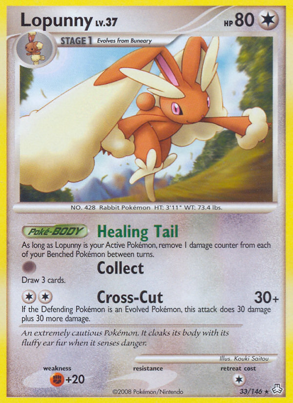 Lopunny (33/146) [Diamond & Pearl: Legends Awakened] | Exor Games Dartmouth