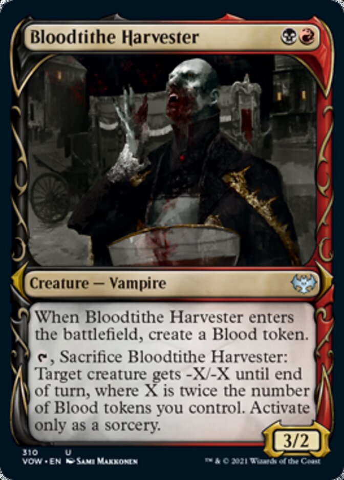 Bloodtithe Harvester (Showcase Fang Frame) [Innistrad: Crimson Vow] | Exor Games Dartmouth