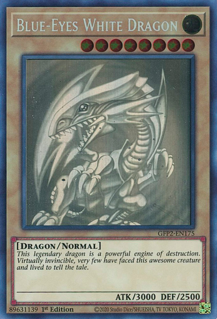 Blue-Eyes White Dragon [GFP2-EN175] Ghost Rare | Exor Games Dartmouth