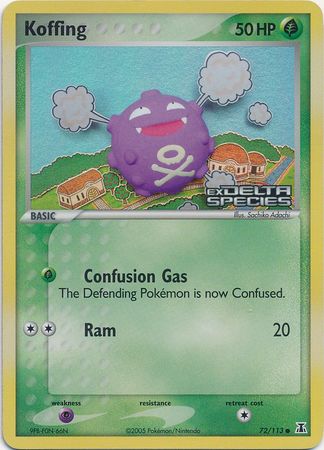 Koffing (72/113) (Stamped) [EX: Delta Species] | Exor Games Dartmouth