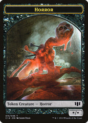 Horror // Zombie (016/036) Double-sided Token [Commander 2014 Tokens] | Exor Games Dartmouth