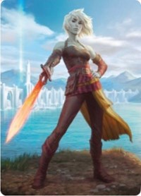 Nahiri, Heir of the Ancients 1 Art Card [Zendikar Rising Art Series] | Exor Games Dartmouth