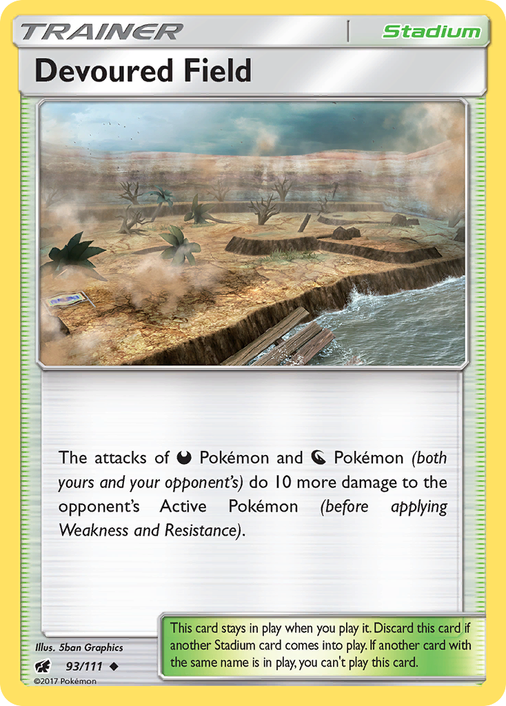 Devoured Field (93/111) [Sun & Moon: Crimson Invasion] | Exor Games Dartmouth