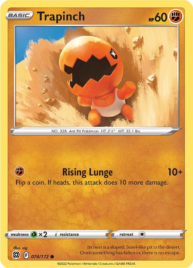 Trapinch (074/172) [Sword & Shield: Brilliant Stars] | Exor Games Dartmouth