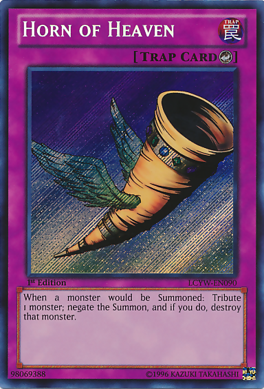 Horn of Heaven [LCYW-EN090] Secret Rare | Exor Games Dartmouth