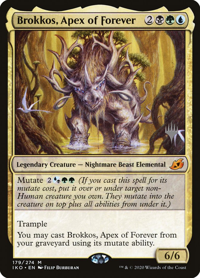 Brokkos, Apex of Forever (Promo Pack) [Ikoria: Lair of Behemoths Promos] | Exor Games Dartmouth