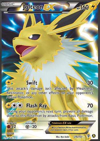 Jolteon EX (28a/83) (Alternate Art Promo) [XY: Generations] | Exor Games Dartmouth