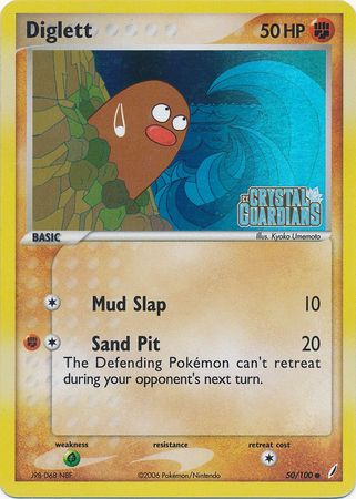 Diglett (50/100) (Stamped) [EX: Crystal Guardians] | Exor Games Dartmouth