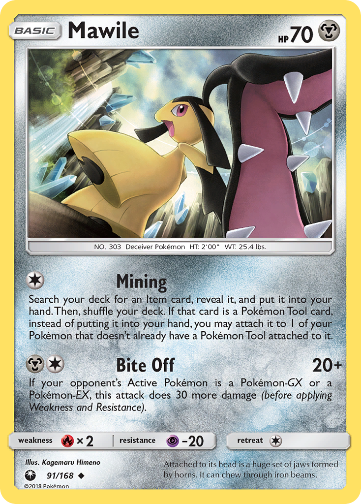 Mawile (91/168) [Sun & Moon: Celestial Storm] | Exor Games Dartmouth