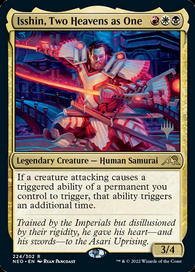 Isshin, Two Heavens as One (Promo Pack) [Kamigawa: Neon Dynasty Promos] | Exor Games Dartmouth