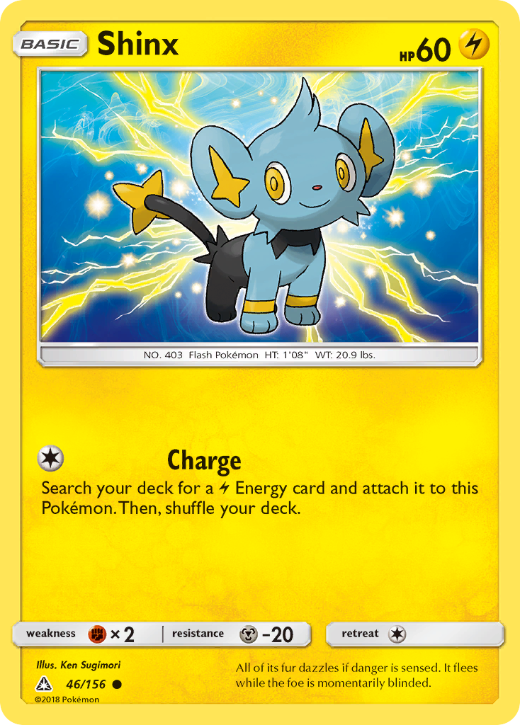 Shinx (46/156) [Sun & Moon: Ultra Prism] | Exor Games Dartmouth