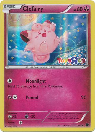 Clefairy (50/83) (Toys R Us Promo) [XY: Generations] | Exor Games Dartmouth