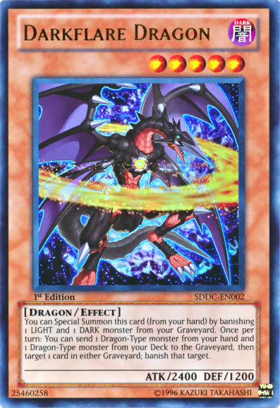 Darkflare Dragon [SDDC-EN002] Ultra Rare | Exor Games Dartmouth
