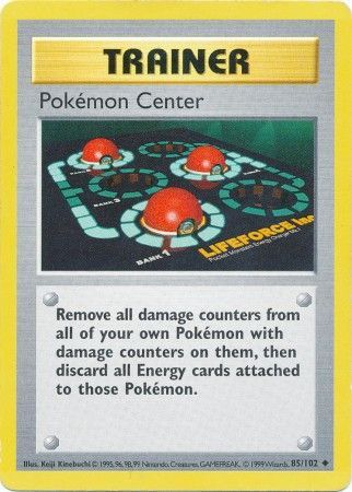 Pokemon Center (85/102) [Base Set Shadowless Unlimited] | Exor Games Dartmouth