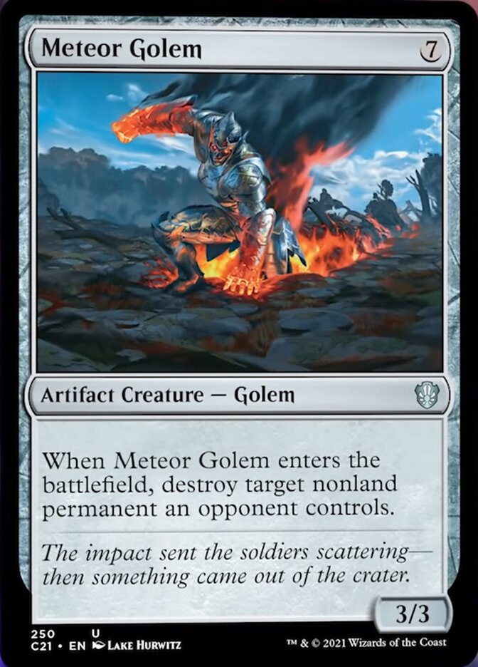 Meteor Golem [Commander 2021] | Exor Games Dartmouth