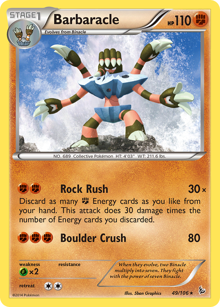 Barbaracle (49/106) [XY: Flashfire] | Exor Games Dartmouth