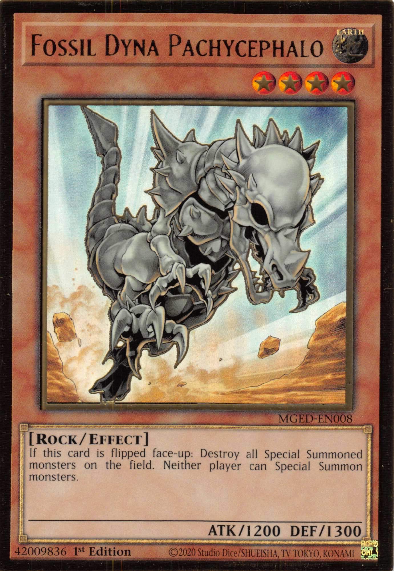 Fossil Dyna Pachycephalo [MGED-EN008] Gold Rare | Exor Games Dartmouth