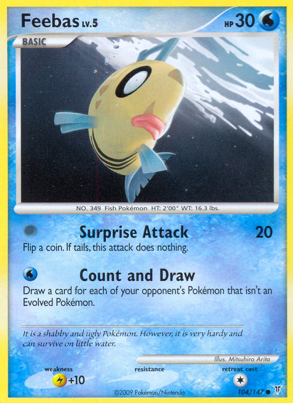 Feebas (104/147) [Platinum: Supreme Victors] | Exor Games Dartmouth