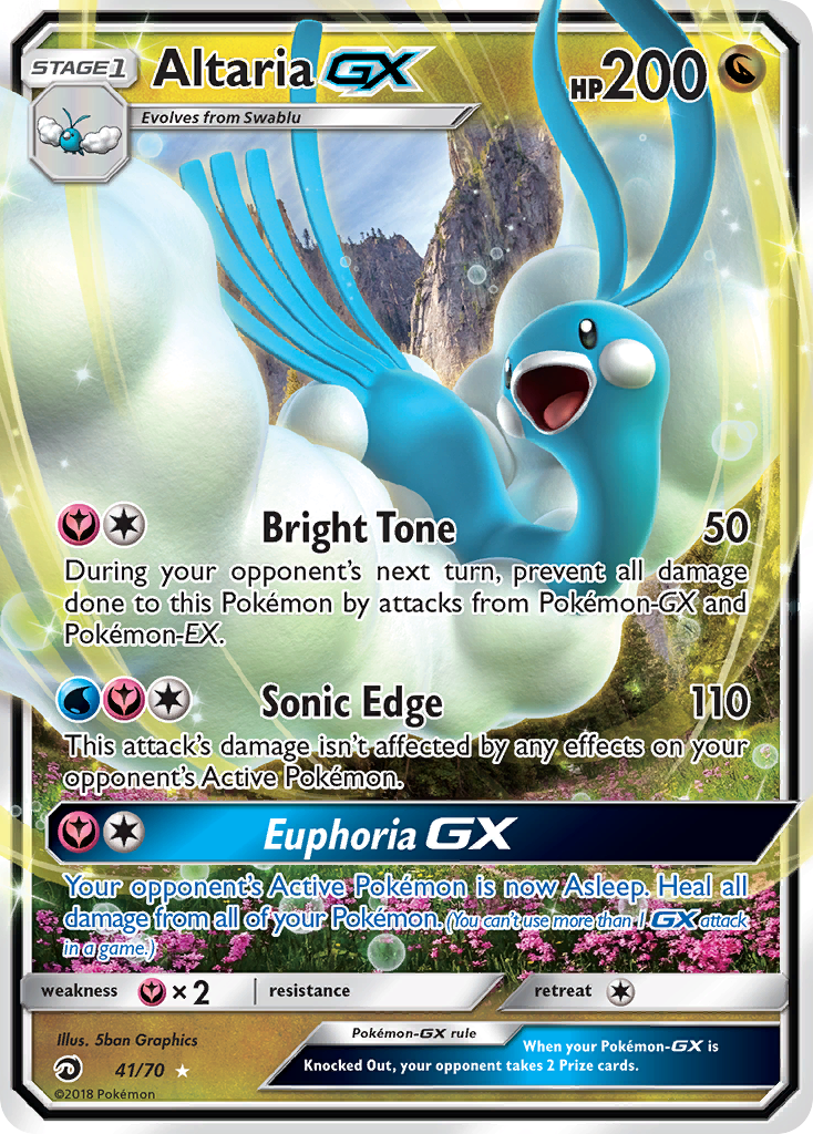 Altaria GX (41/70) [Sun & Moon: Dragon Majesty] | Exor Games Dartmouth