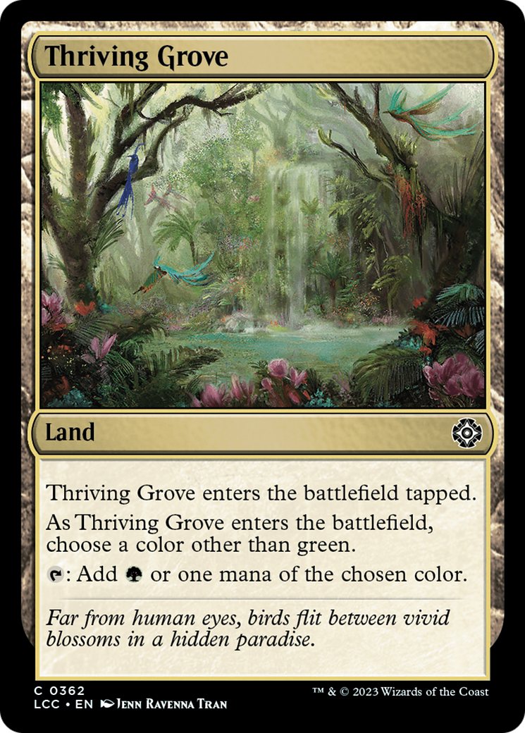 Thriving Grove [The Lost Caverns of Ixalan Commander] | Exor Games Dartmouth