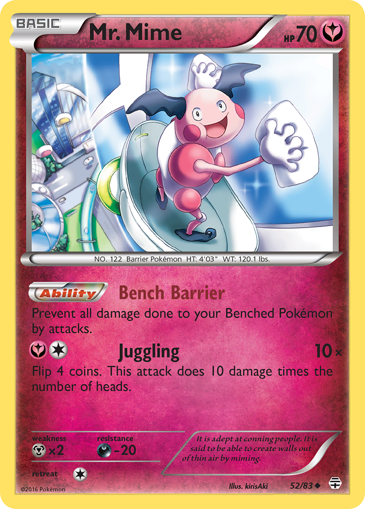 Mr. Mime (52/83) [XY: Generations] | Exor Games Dartmouth