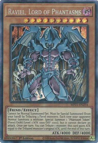 Raviel, Lord of Phantasms [MP21-EN254] Prismatic Secret Rare | Exor Games Dartmouth