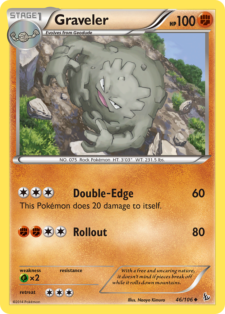 Graveler (46/106) [XY: Flashfire] | Exor Games Dartmouth