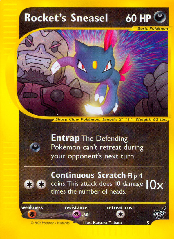 Rocket's Sneasel (5) [Best of Promos] | Exor Games Dartmouth