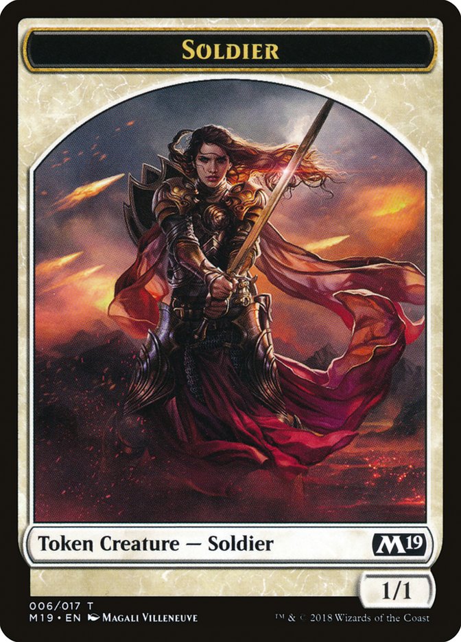 Soldier [Core Set 2019 Tokens] | Exor Games Dartmouth