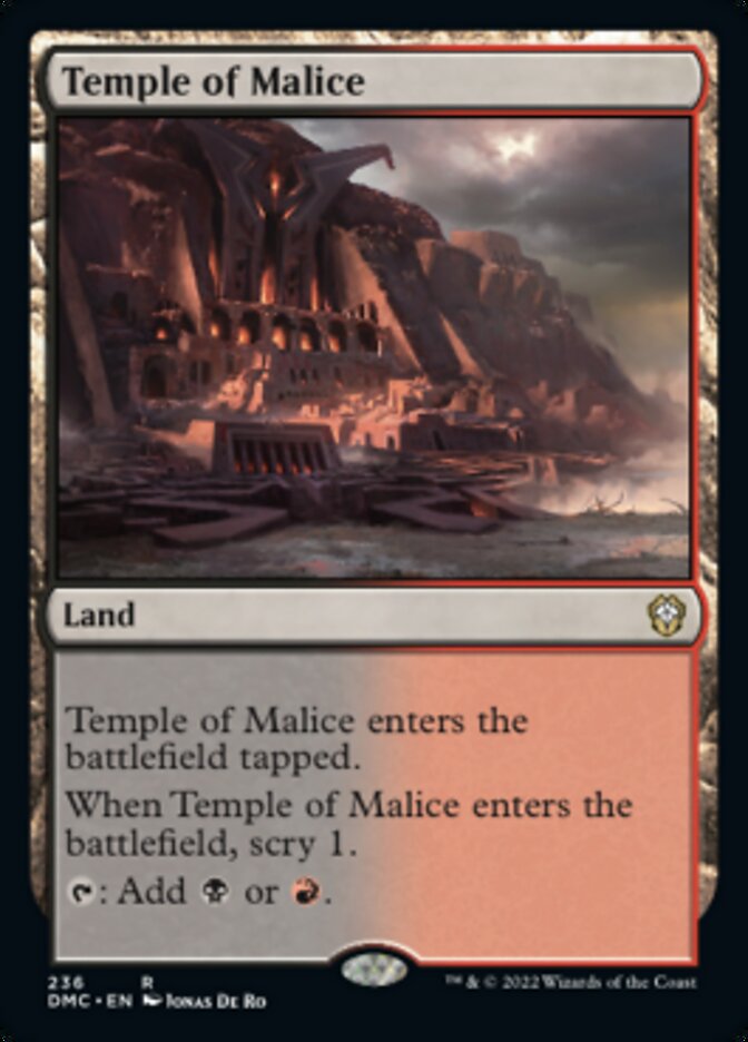 Temple of Malice [Dominaria United Commander] | Exor Games Dartmouth