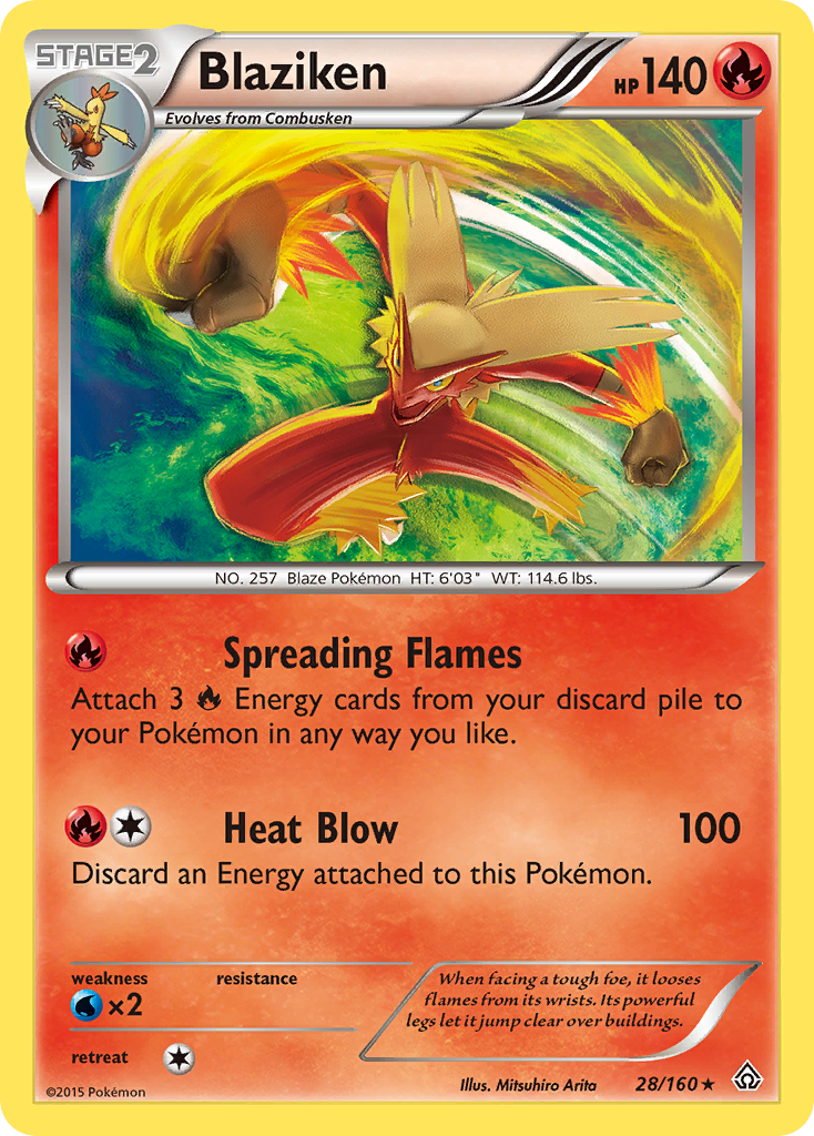 Blaziken (28/160) [XY: Primal Clash] | Exor Games Dartmouth