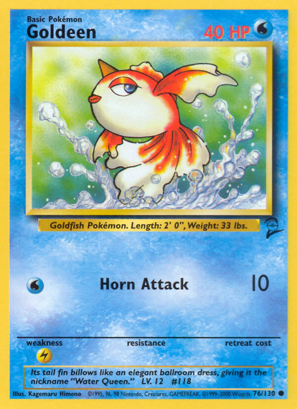 Goldeen (76/130) [Base Set 2] | Exor Games Dartmouth