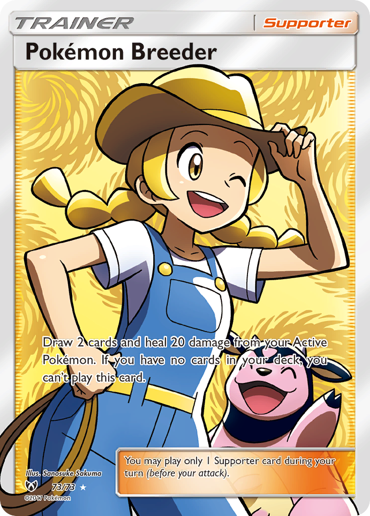 Pokemon Breeder (73/73) [Sun & Moon: Shining Legends] | Exor Games Dartmouth
