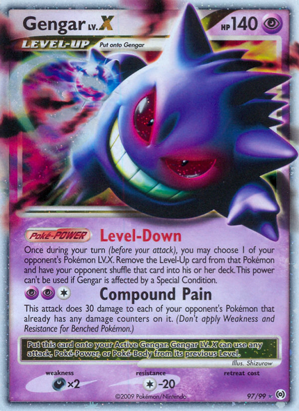 Gengar LV.X (97/99) [Platinum: Arceus] | Exor Games Dartmouth