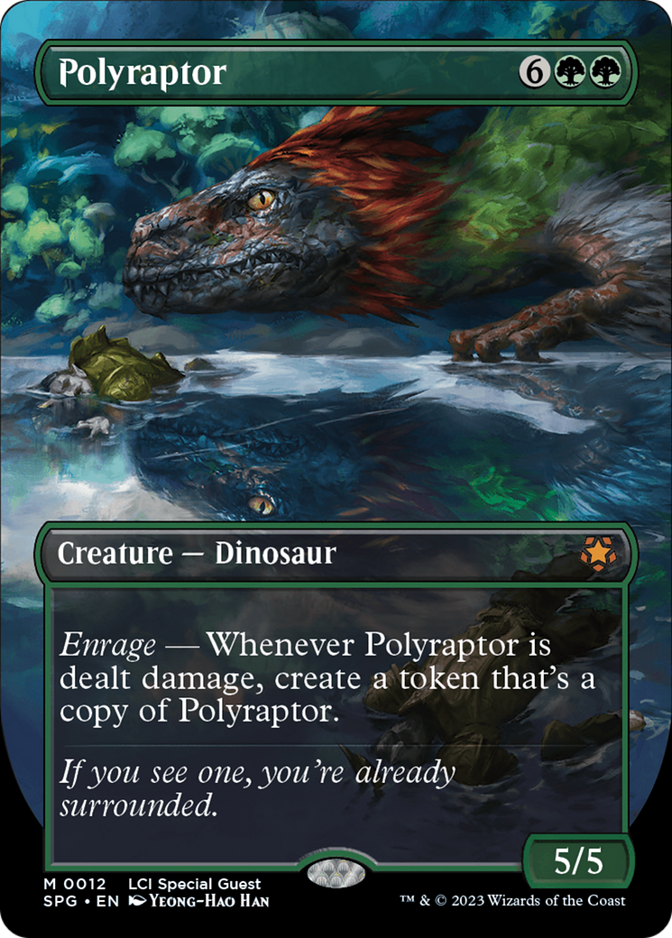 Polyraptor (Borderless) [The Lost Caverns of Ixalan Special Guests] | Exor Games Dartmouth