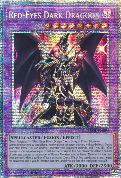 Red-Eyes Dark Dragoon [BROL-EN094] Starlight Rare | Exor Games Dartmouth