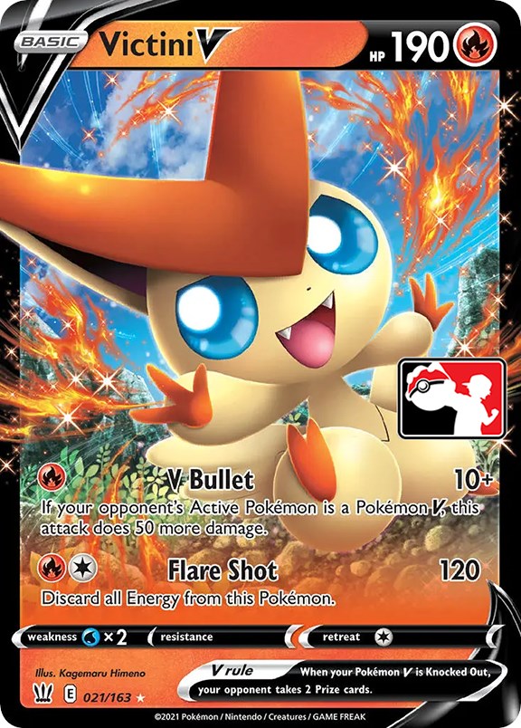 Victini V (021/163) [Prize Pack Series One] | Exor Games Dartmouth